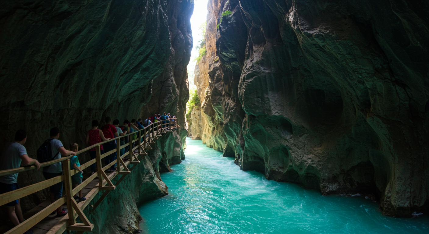 Entdecken Sie die Saklikent-Schlucht: Ein Naturwunder in der Türkei