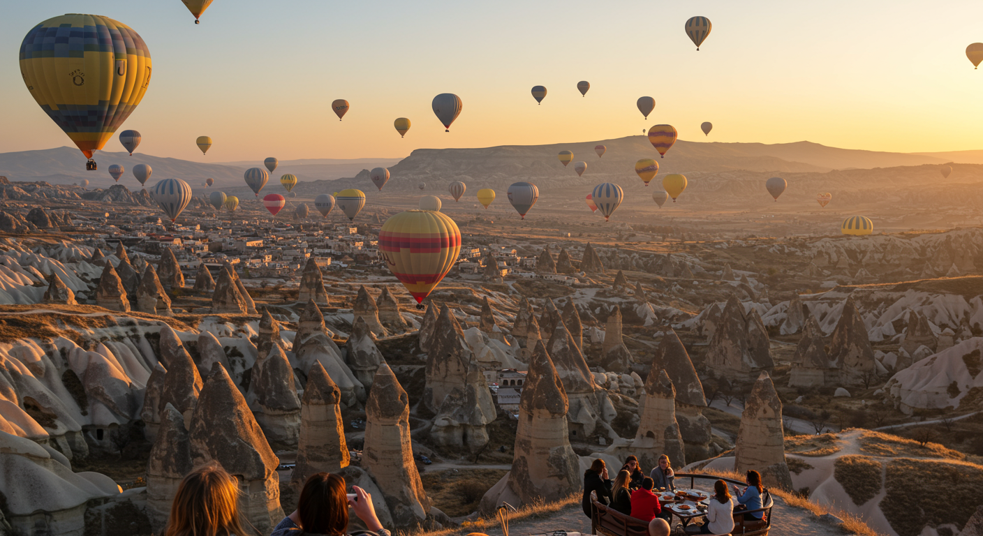 Heißluftballonfahren in der Türkei: Ein Traum über Kappadokiens Feenkaminen
