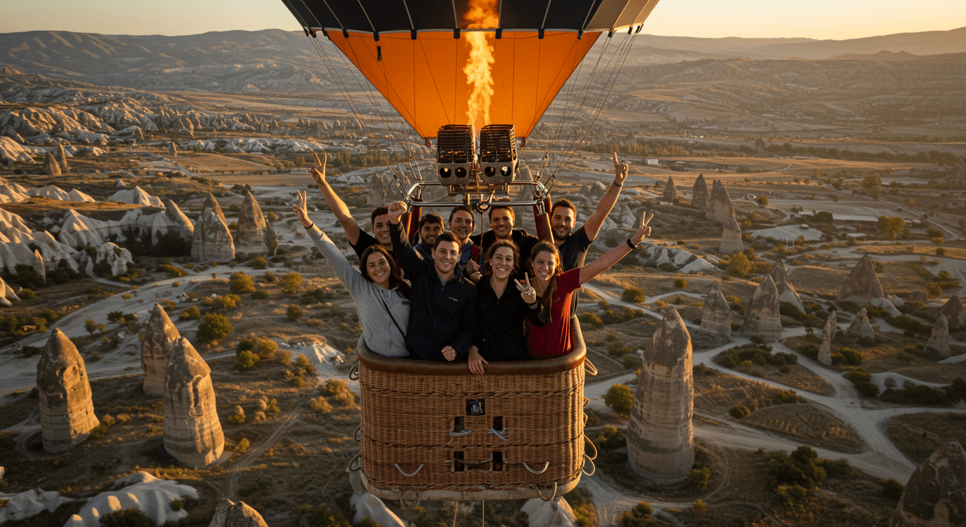 Heißluftballonfahrt in der Türkei: Ein magisches Erlebnis am Himmel