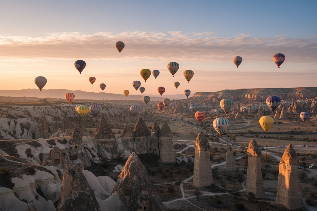Kappadokien besuchen: Guide für Feenkamine & Ballons