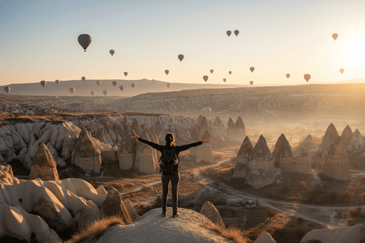 Kappadokien besuchen: Ihr Guide zu Feenkaminen & Ballonfahrten