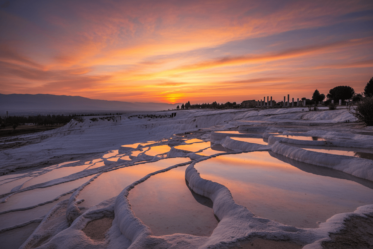 Pamukkale: Weißes Naturwunder & Antike Schätze in der Türkei entdecken